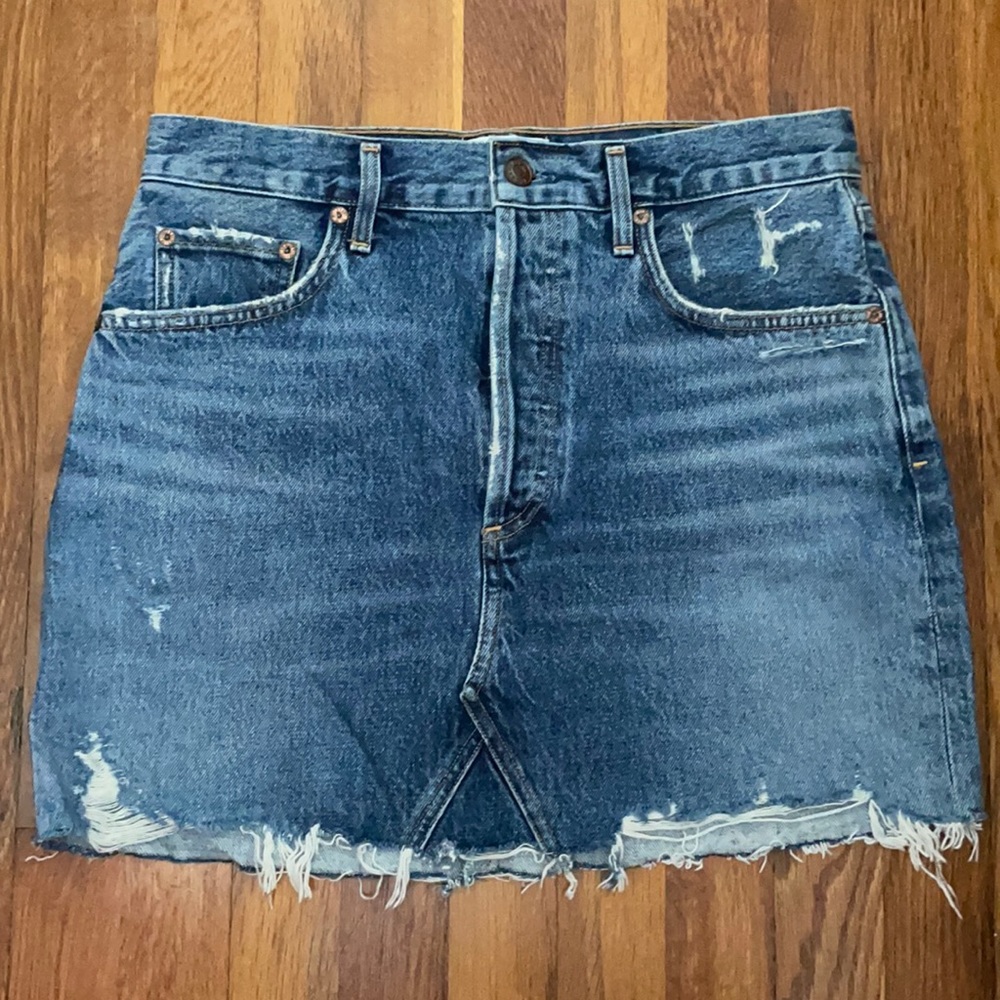 AGOLDE denim skirt